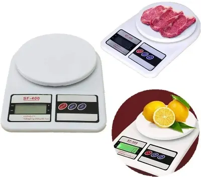 Picture of Digital Kitchen Scale - Precise 10 Kg Electronic Scale For Food Measuring In The Kitchen(White)