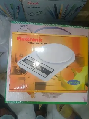 Picture of Digital Kitchen Scale - Precise 10 Kg Electronic Scale For Food Measuring In The Kitchen(White)