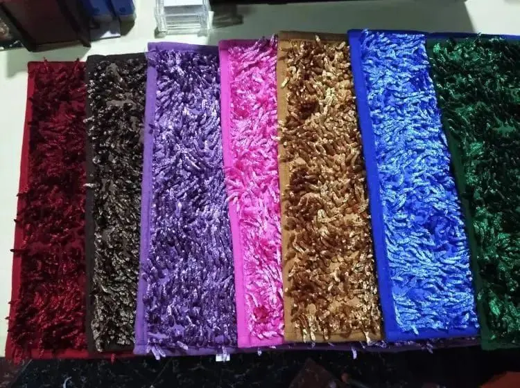 Picture of Mokmol Bedroom Soft Stylish Floor Mat Anti Slip- Paposh 1 pcs