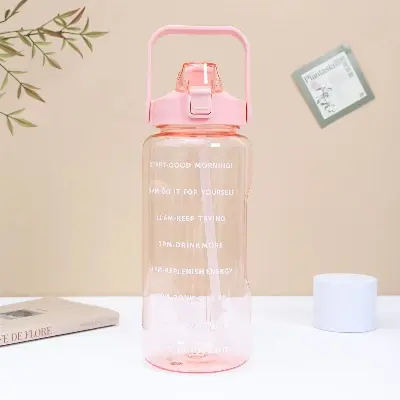 Picture of Transparent Motivational Water bottle 2 L