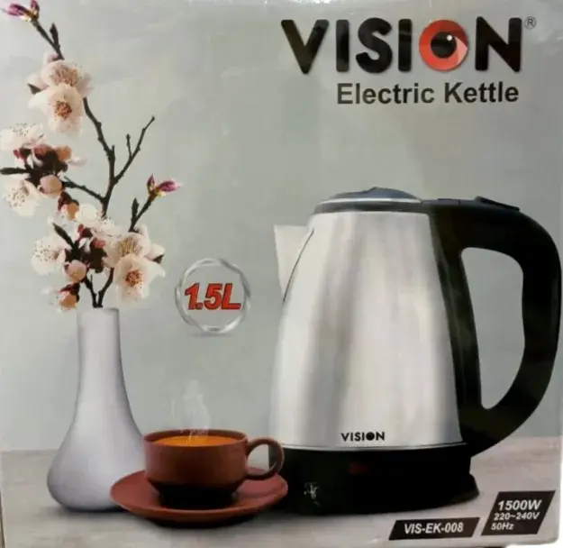 Picture of VISION ELECTRIC WATER KETTLE-1.5 LTR(Silver)