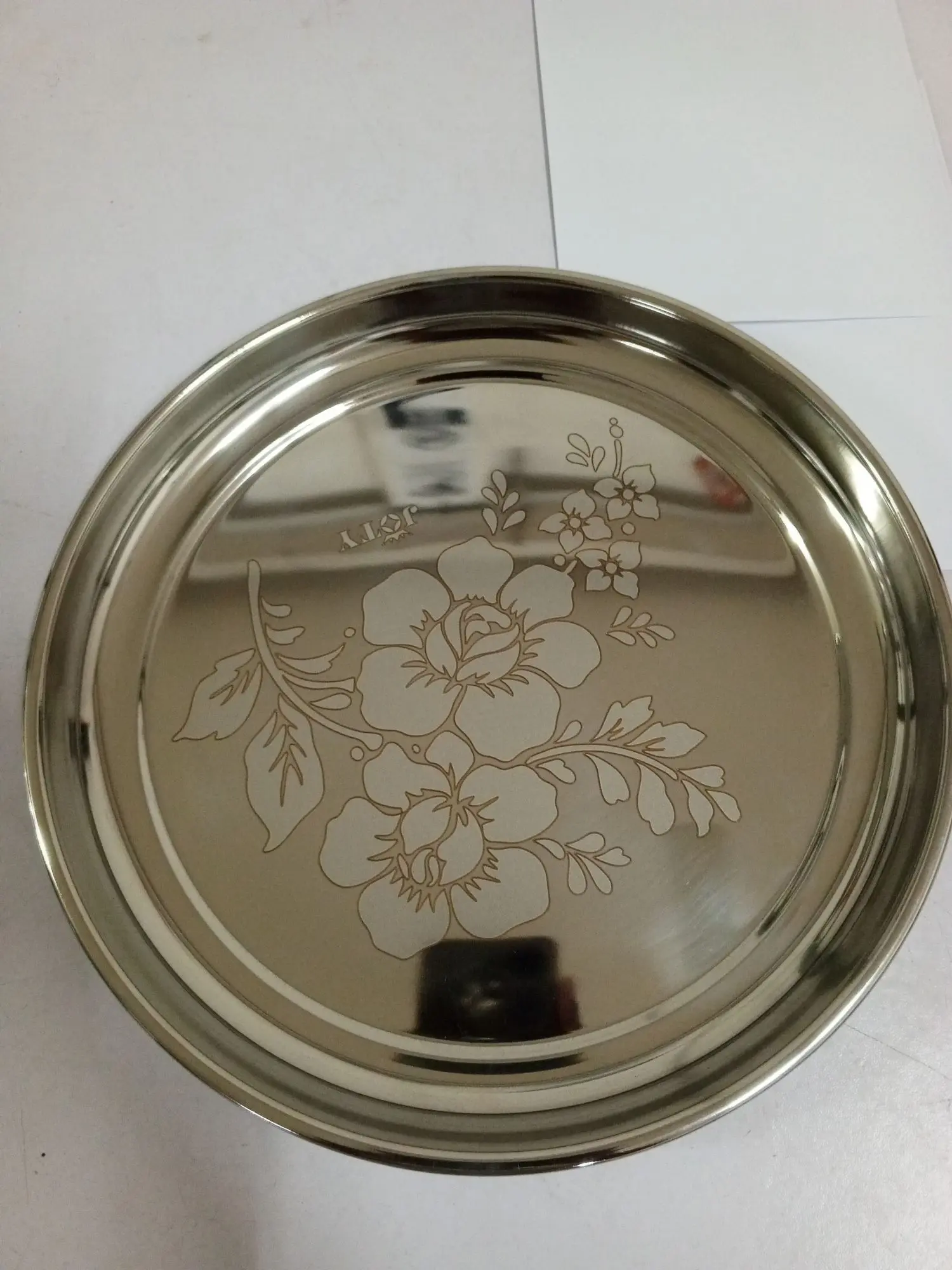 Picture of Stainless Steel High Quality 26cm Plate for Kitchen(Silver)