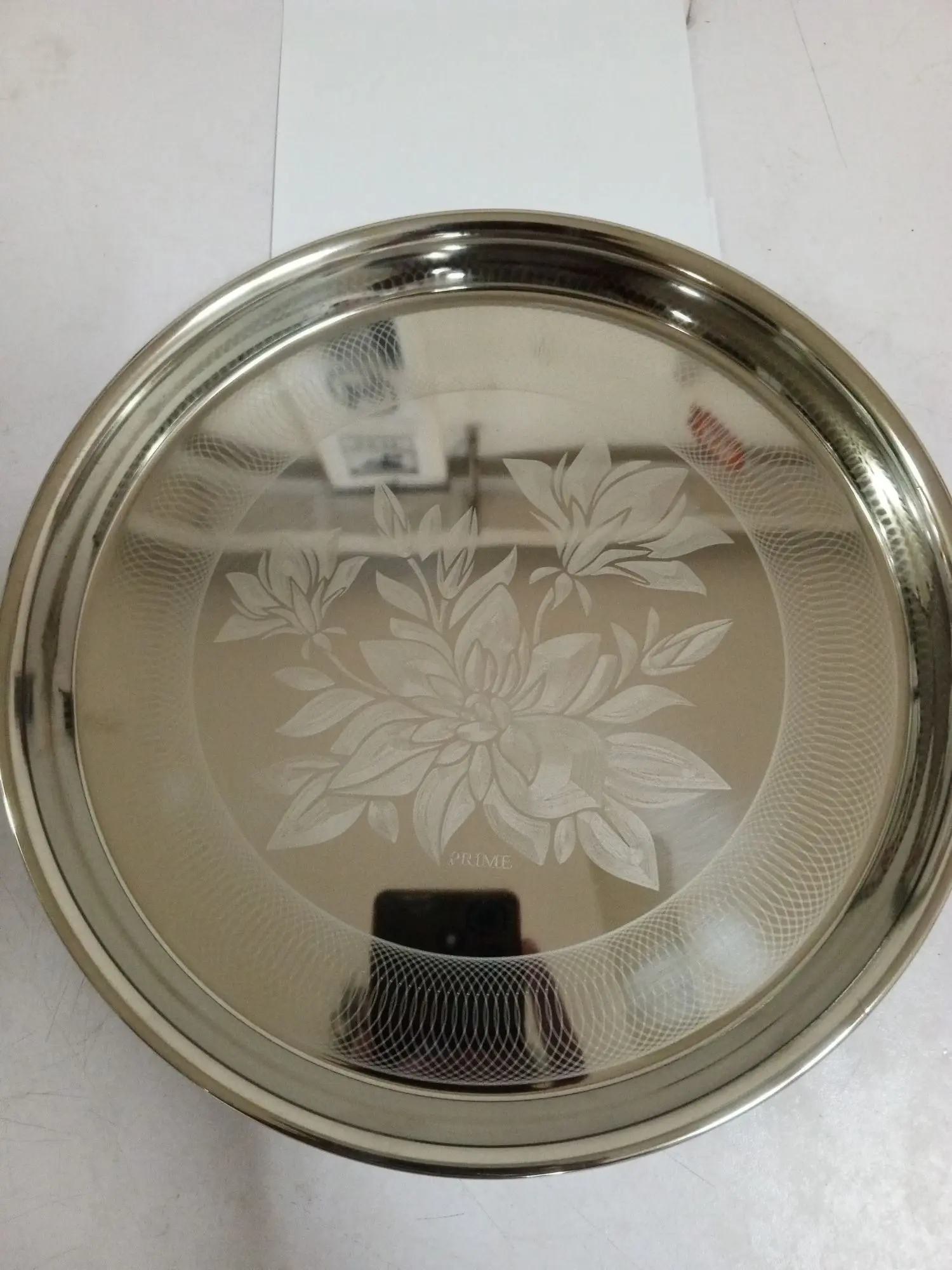 Picture of Stainless Steel High Quality 26cm Plate for Kitchen(Silver)