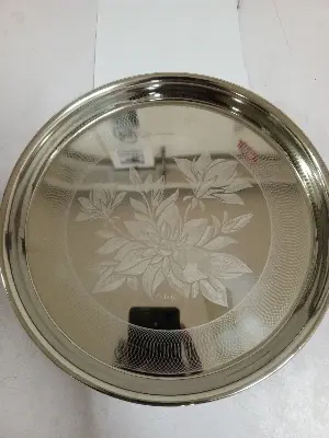 Picture of Stainless Steel High Quality 26cm Plate for Kitchen(Silver)