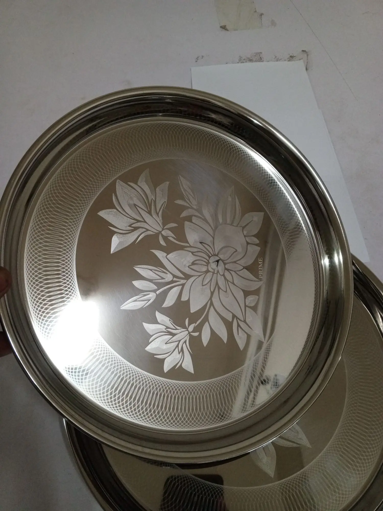 Picture of 26cm Stainless Steel High Quality Plate for Kitchen(Silver)