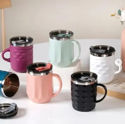 Picture of 1PC Stainless Steel Insulated Multicolor 400ml Coffee Hot Mug MULTIPLE COLOR