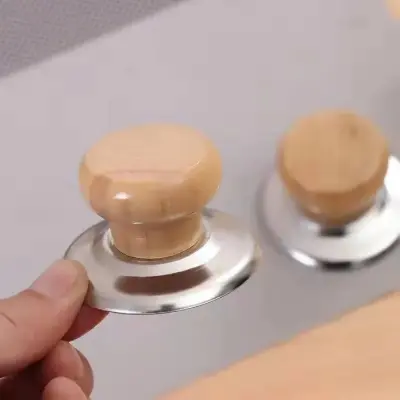 Picture of 2 Pcs Lid Handle Reusable Wear-resistant Pot Cover Handle with Screws