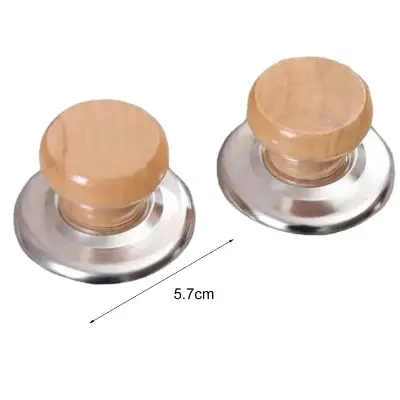Picture of 2 Pcs Lid Handle Reusable Wear-resistant Pot Cover Handle with Screws