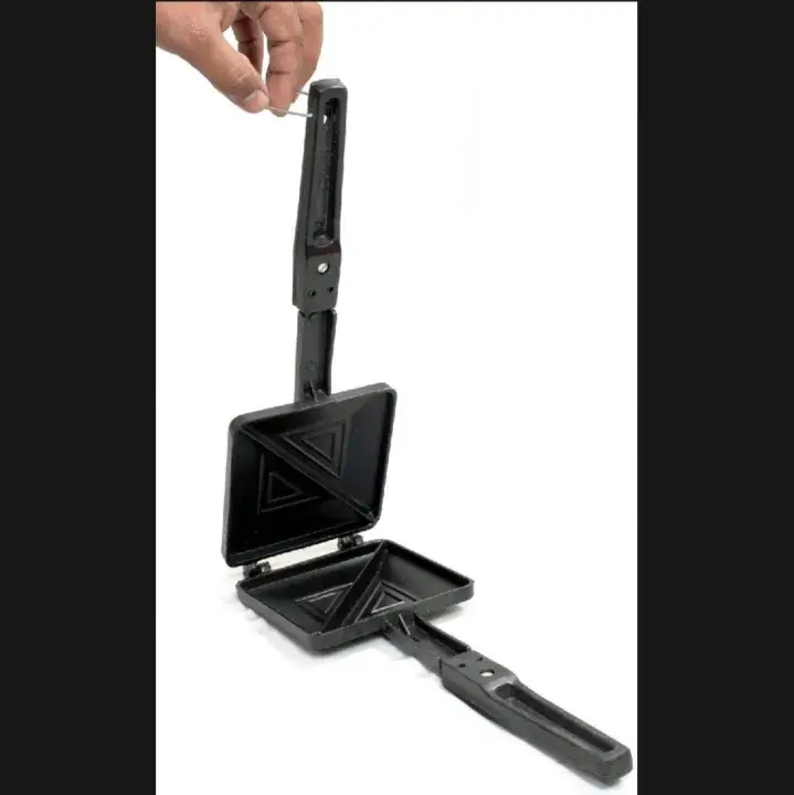 Picture of Sandwich Toaster Non-Stick Gas Sandwich Maker Iron Handle Griller Gas SandwichToaster Snack Sandwich Griller