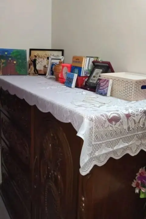 Picture of 6 Seater Dining Table Cover Home Decorative Tablecloth for Kitchen