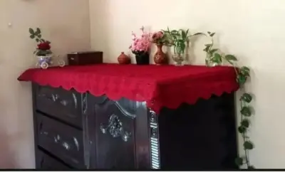 Picture of 6 Seater Dining Table Cover Home Decorative Tablecloth for Kitchen