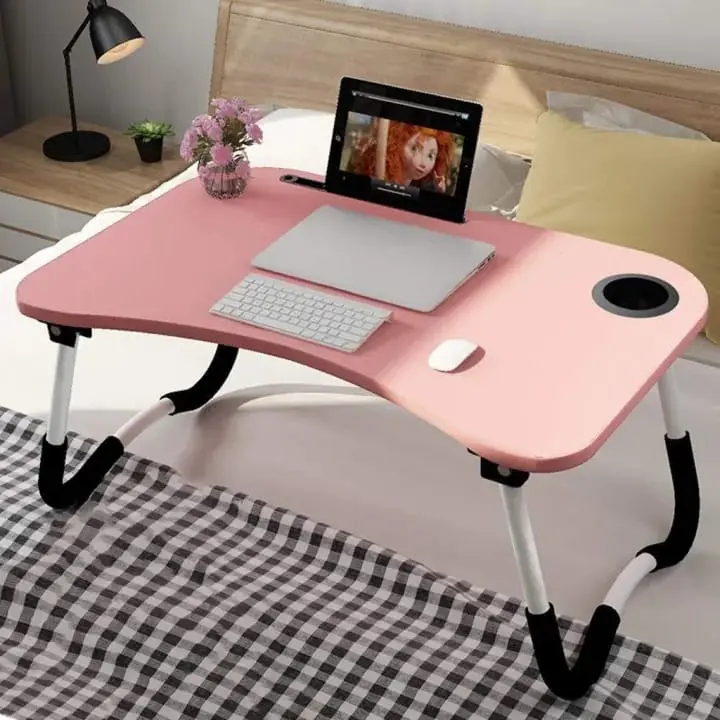 Picture of Portable Foldable Laptop Table - Home Laptop/Notebook Stand Desk for Study