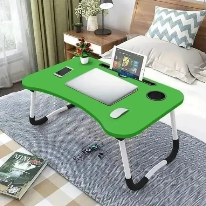 Picture of Portable Foldable Laptop Table - Home Laptop/Notebook Stand Desk for Study(Green)