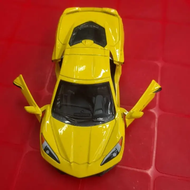 Picture of r1;32 Lambarghini aventador sv lp750-4 dicast metal super toy ca(Yellow)