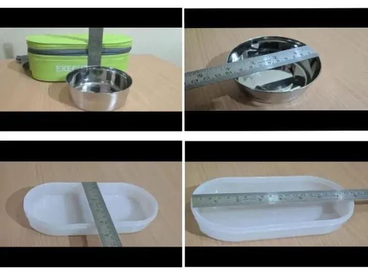 Picture of Milton Executive Lunch Box Soft Insulated Tiffin Box (2 SS Container,1 Microwave Safe Container)