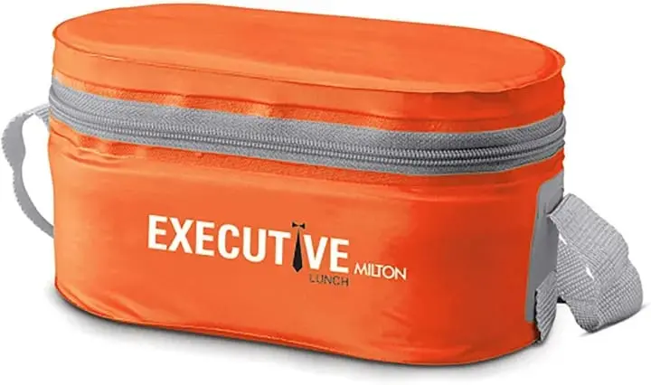 Picture of Milton Executive Lunch Box Soft Insulated Tiffin Box (2 SS Container,1 Microwave Safe Container)