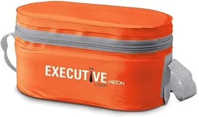 Picture of Milton Executive Lunch Box Soft Insulated Tiffin Box (2 SS Container,1 Microwave Safe Container)