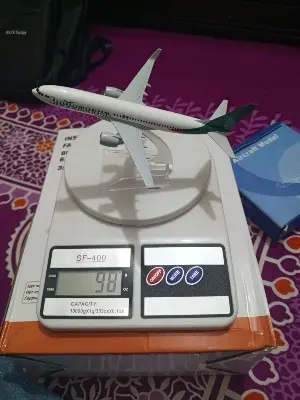 Picture of 16 Cm Metal Alloy Plane Air Biman Bnnladesh Airlines Boeing 737B737 800 Airplane Stand Aircraft Gift(Purple)
