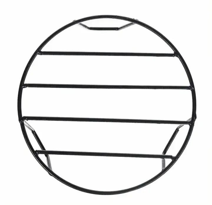 Picture of 5 pcsRound Plant Stand for Flower Pots at HomeOutdoor / Indoor Plants Gamla Stand For Living room , Balcony and Garden Decor Rust(Black)