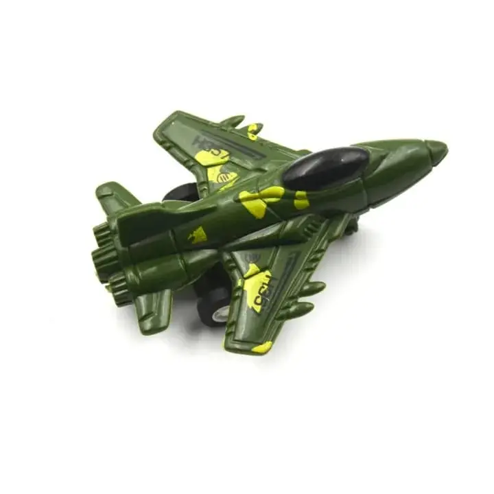 Picture of 1pcs Military Plane Back Mini for Children Education Toyodels Force Airplane Toy