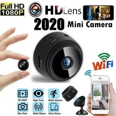 Picture of A9 Camera 1080P IP Camera Voice Video Security Wireless Camcorders Surveillance Cameras Wifi Camera No Infrared Night Vision(Black)