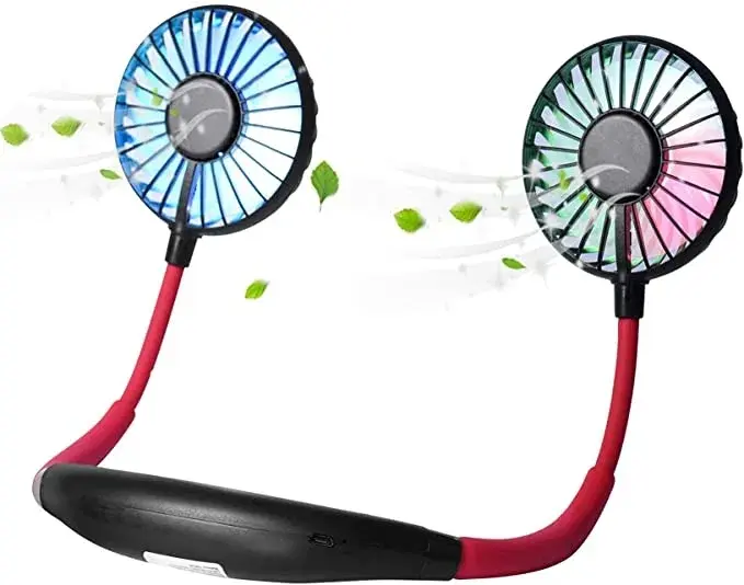 Picture of Neck Fan Portable 2000 mAh Rechargeable With USB (Neck Fan / Kitchen Fan / Sports Fan)