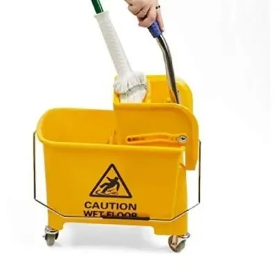 Picture of Mop Wringer Squeegee Bucket 20 Litar(Yellow)
