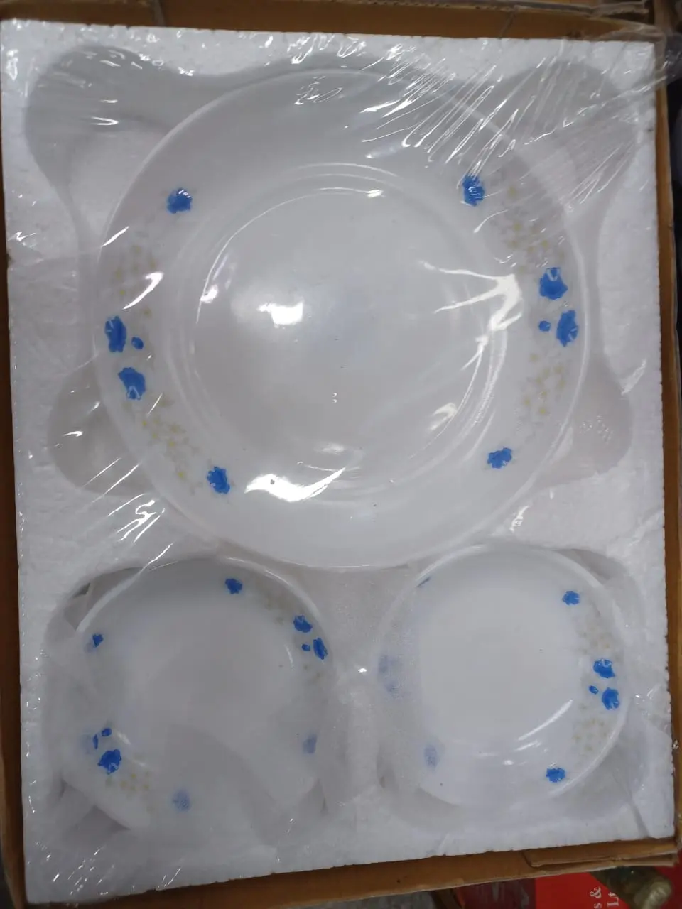 Picture of Exclusive 7-Piece Soup Bowl Set - Stylish And Durable Opal Glassware Pyrex Bati Bowls For(White)