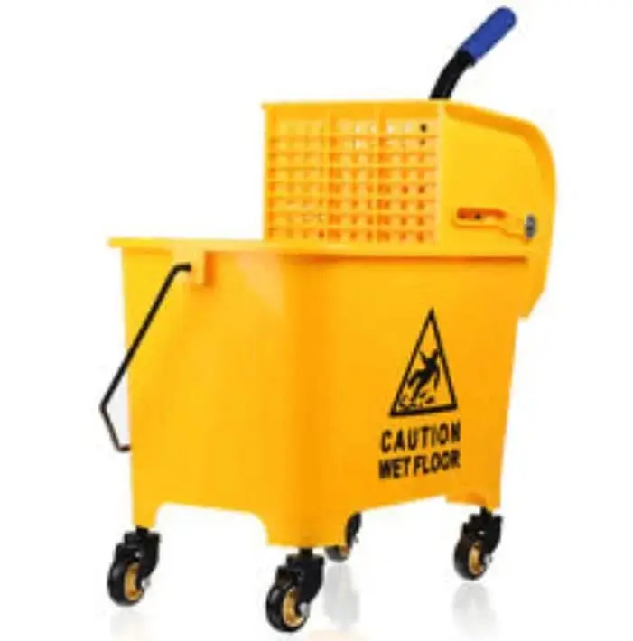 Picture of 20 Litar Mop Wringer Squeegee Bucket(Yellow)