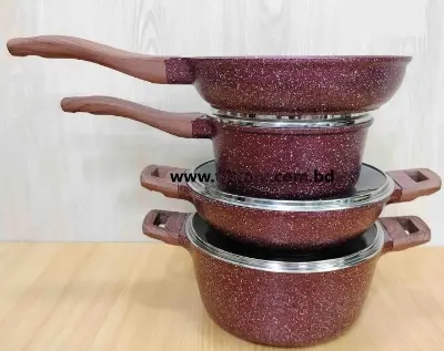 Picture of Kiam 7 Pcs Die-Casting Aluminum Cookware Set (INDUCTION)