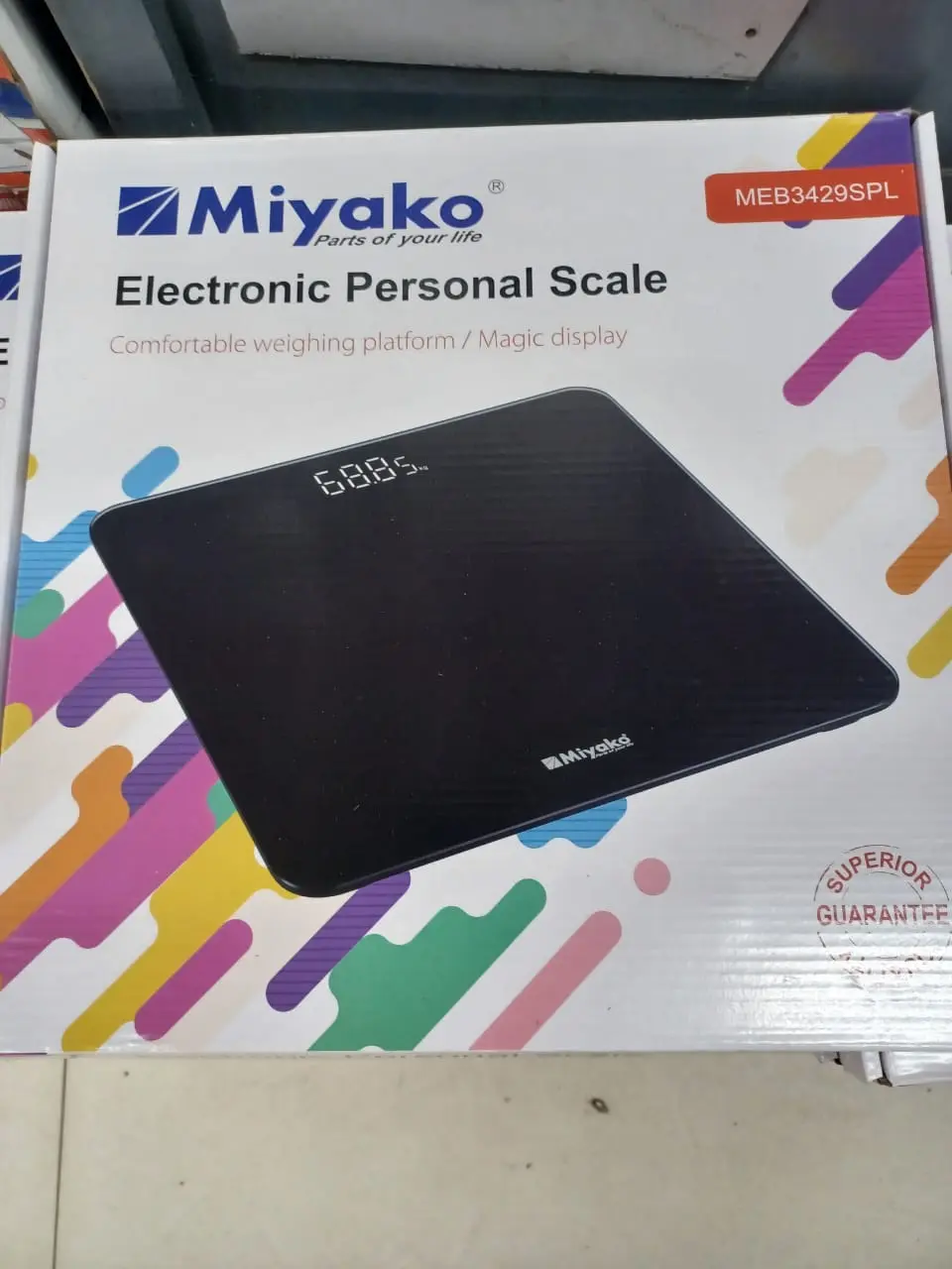 Picture of Accurate Weight Measurement with Miyako Digital Weight Machine/Miyako Electrical Personal Scale Your Reliable Partner for Healthblack 5210, black 9370, multi colour 3429, black 3429