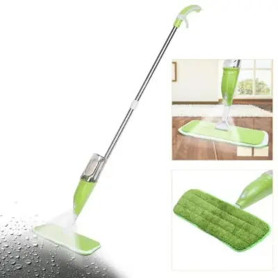 Picture of 360 Degree Roating Healthy water Spray Mop | Floor Cleaning Mop | with Removable Washable Cleaning Pad and Integrated Water Spray Mechanism(Olive)