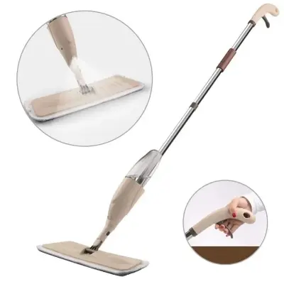 Picture of Healthy water Spray Mop | Floor Cleaning Mop | with Removable Washable Cleaning Pad and Integrated Water Spray Mechanism