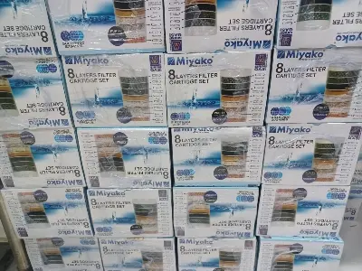 Picture of 8 Layears/Steps  Miyako Water Filter Cartridge Replacement