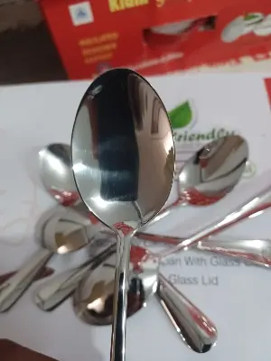 Picture of SKB 12Pcs Dinner Spoon For Luxurious Services(Silver)