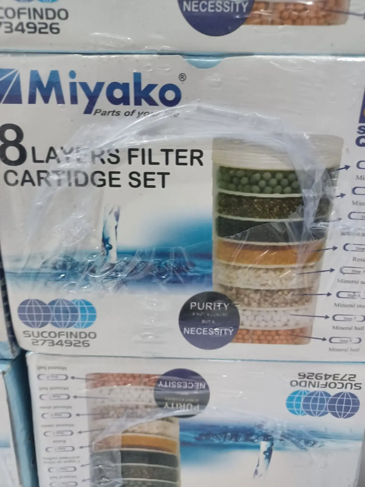 Picture of 8 Layears/Steps  Miyako Water Filter Cartridge Replacement