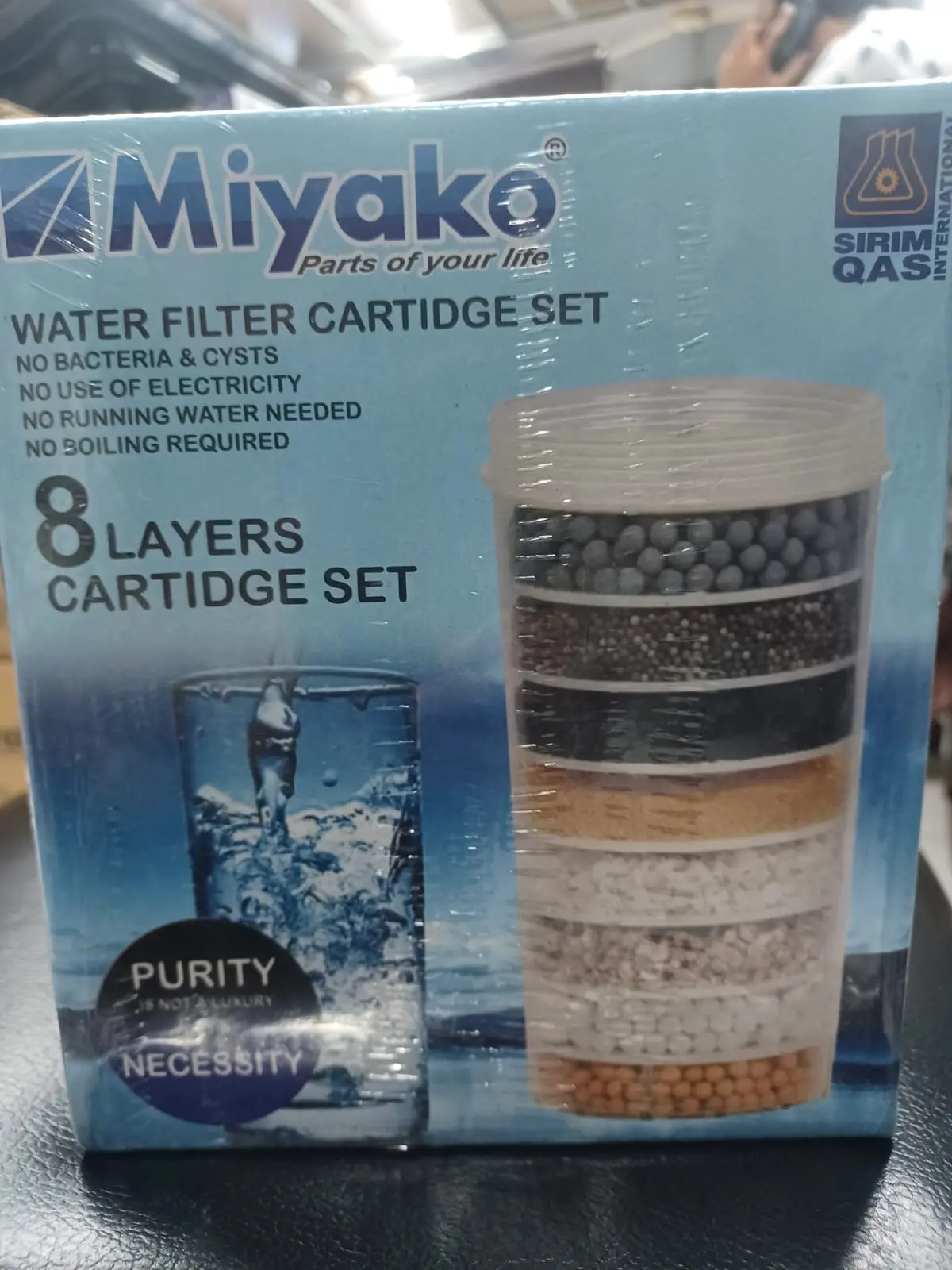 Picture of 8 Layears/Steps  Miyako Water Filter Cartridge Replacement