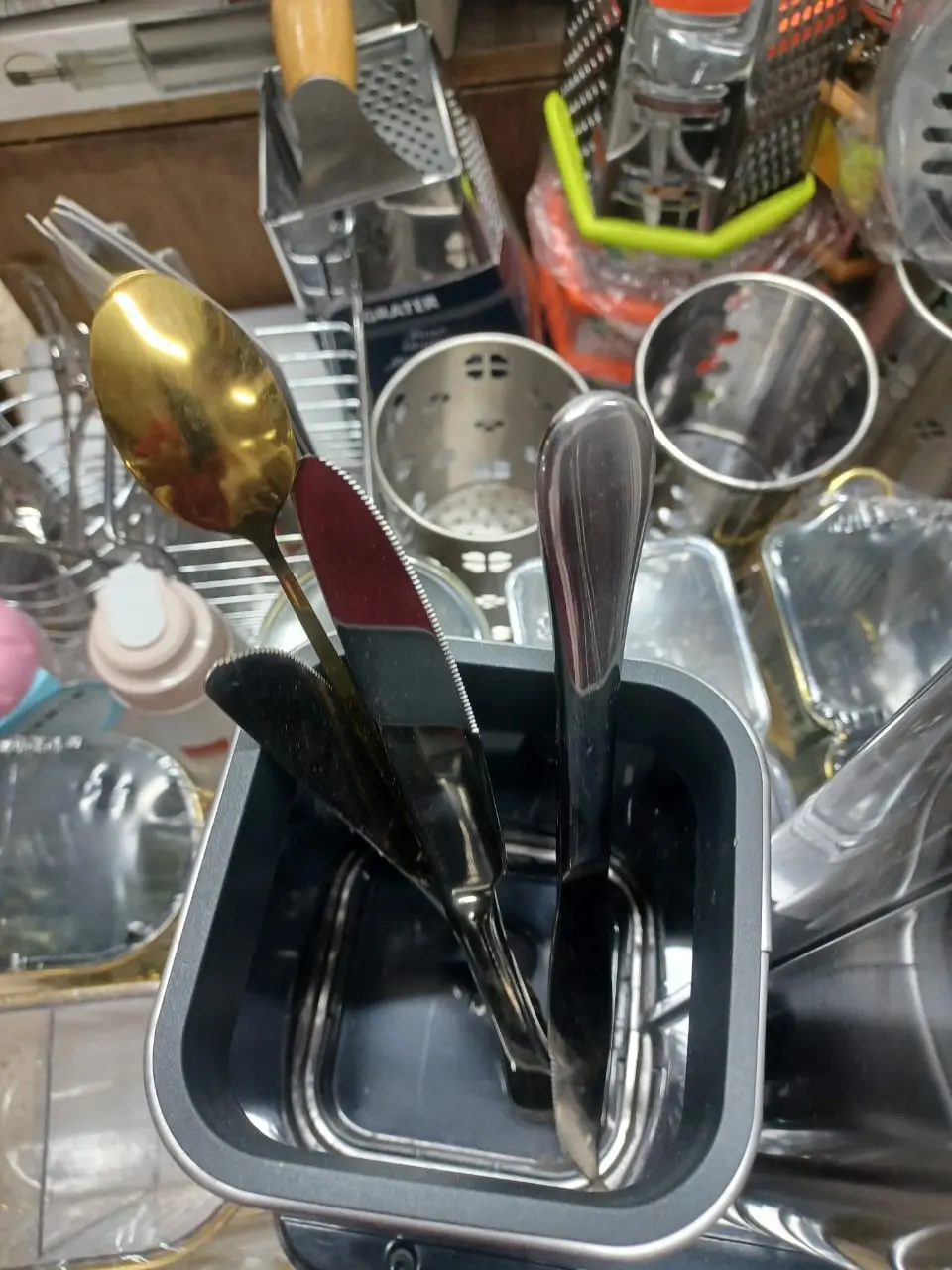 Picture of Functional Universal Kitchen Holder Stand Tool Block Storage Organizer Kitche