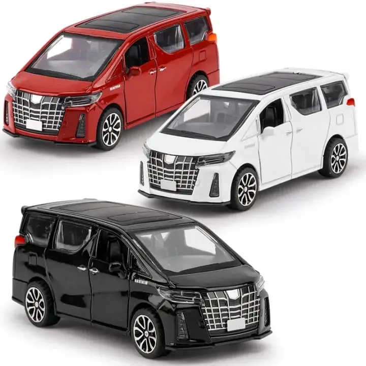 Picture of Toyota Alphard 1:36 alloy Children's toys baby educational Warrior toy car simulation business car model(Red)