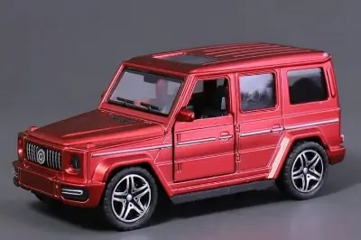 Picture of Mercedes Benz AMG G63 Red 1:36 alloy metal body model toy car for kids boys gift(Red)