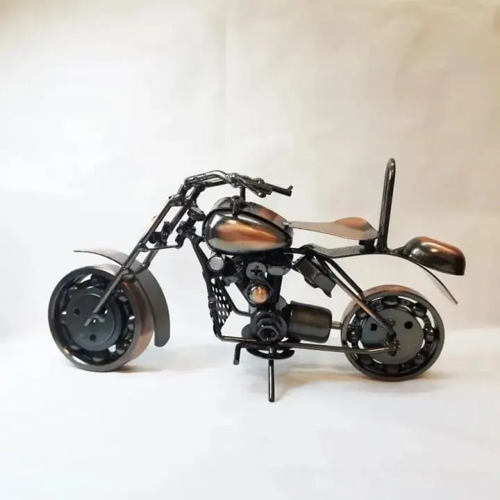 Picture of Bike Showpiece - Infuse Uniqueness Into Your Space With An Intricate Bike Showpiece, A Conversation Starter And Delightful Decor Addition