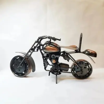Picture of Bike Showpiece - Infuse Uniqueness Into Your Space With An Intricate Bike Showpiece, A Conversation Starter And Delightful Decor Addition