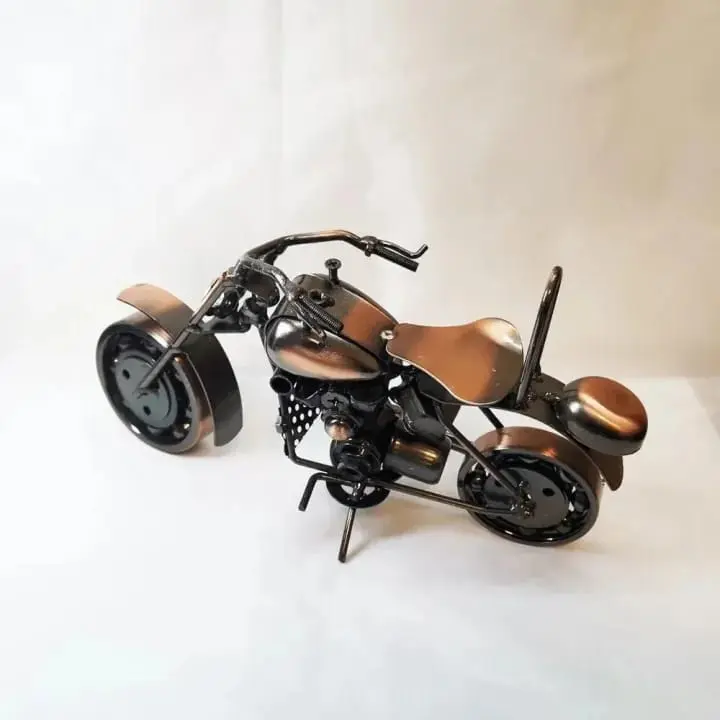 Picture of Bike Showpiece - Infuse Uniqueness Into Your Space With An Intricate Bike Showpiece, A Conversation Starter And Delightful Decor Addition
