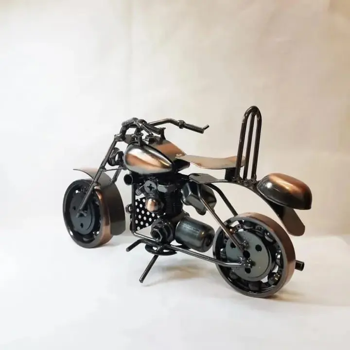Picture of Bike Showpiece - Infuse Uniqueness Into Your Space With An Intricate Bike Showpiece, A Conversation Starter And Delightful Decor Addition