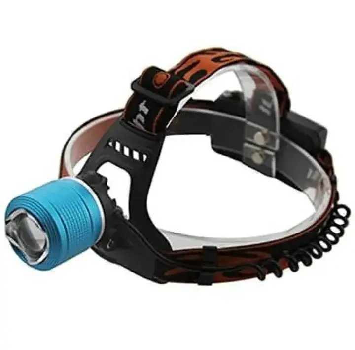 Picture of Rechargable LED Head Lamp Flash Light Torch - Black