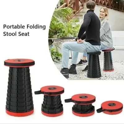 Picture of Portable Telescoping Camping Stool Seat For Fishing Hiking Traveling Outdoor Activities - Compact And Convenient Seating Solution