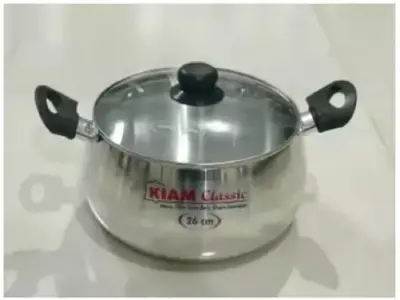 Picture of KIAM Classic Belly Shape Saucepan 28 Cm(Silver)