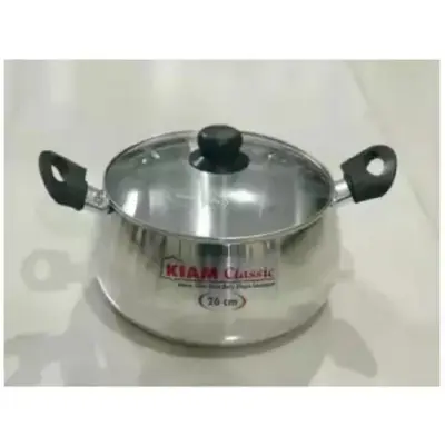 Picture of KIAM Classic Belly Shape Saucepan 30 Cm(Silver)