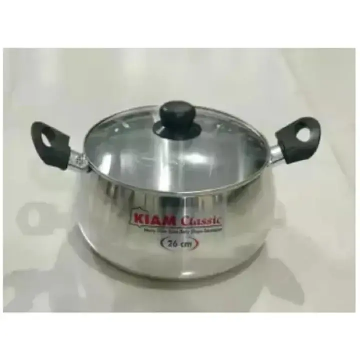 Picture of KIAM Classic Belly Shape Saucepan 24 Cm(Silver)