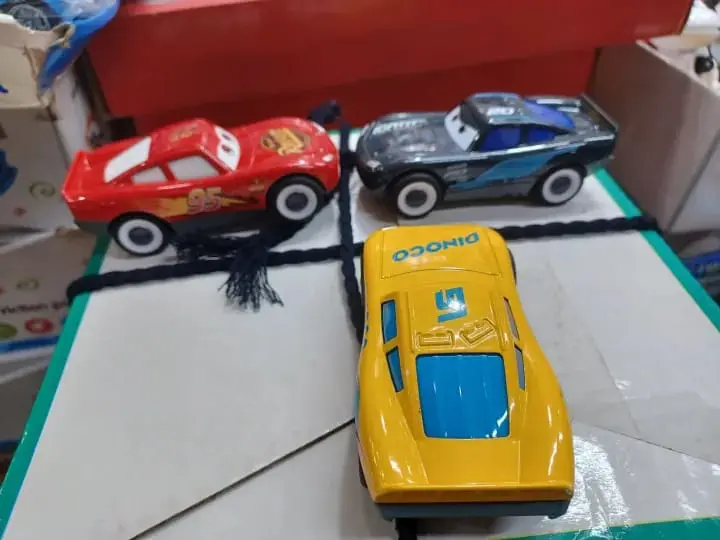 Picture of Disney Pixar Mattel Cars Toy Cars & Trucks, Moving Moments Lightning McQueen Vehicle
